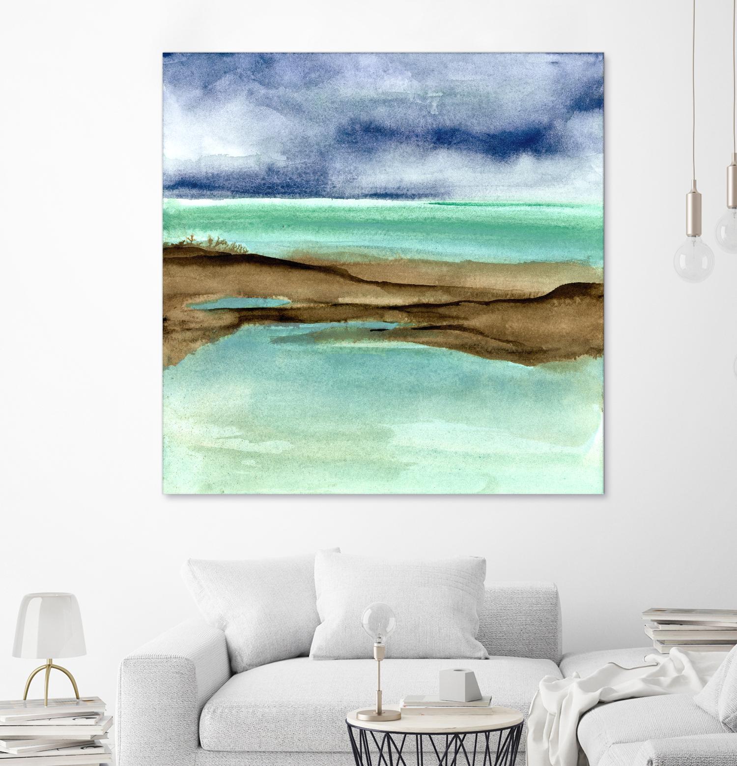 Shore V by Chris Paschke on GIANT ART - blue sea scene