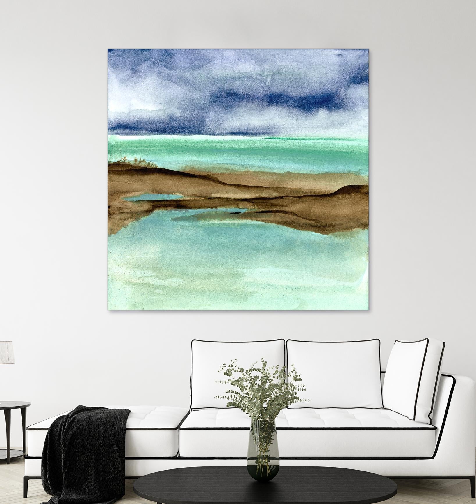 Shore V by Chris Paschke on GIANT ART - blue sea scene