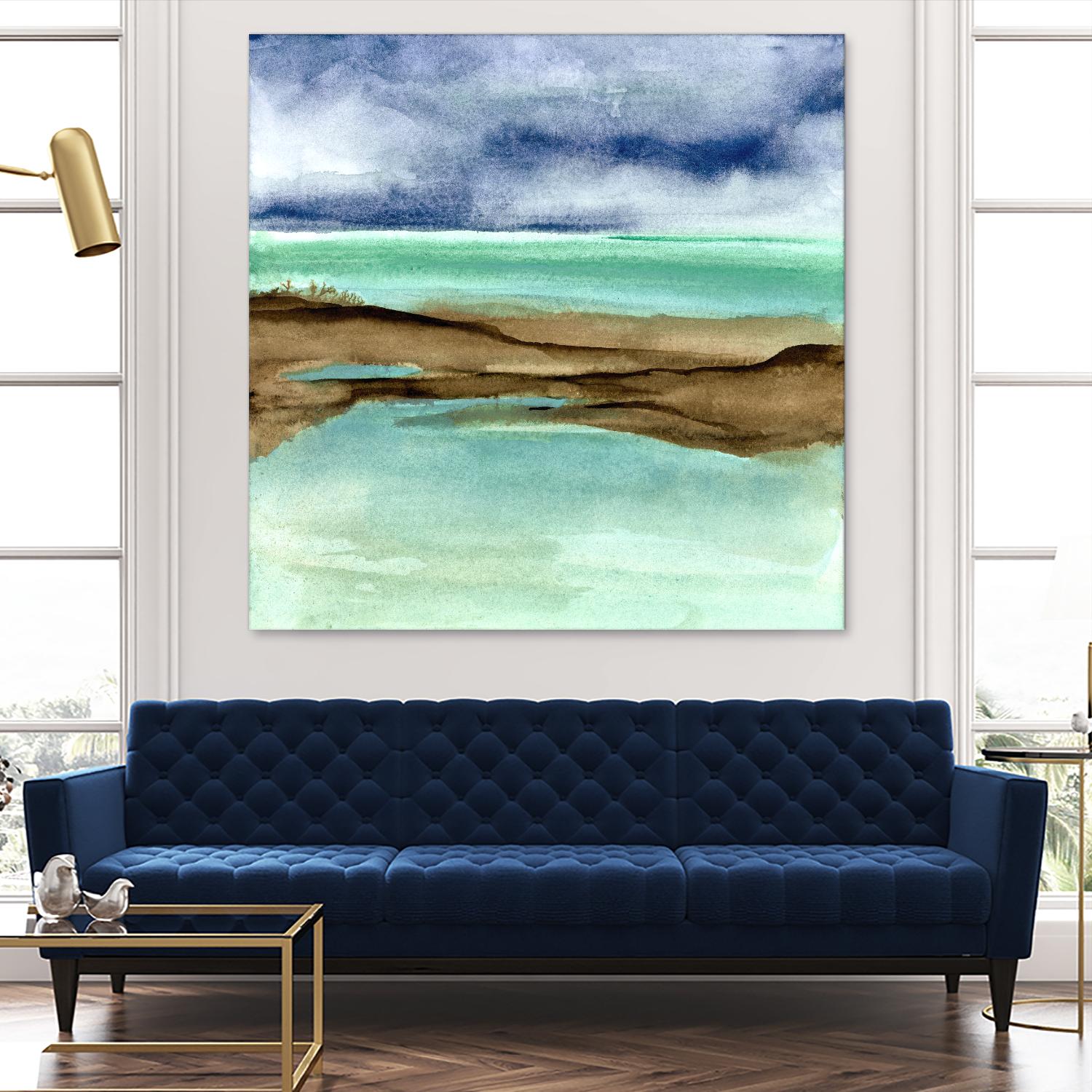 Shore V by Chris Paschke on GIANT ART - blue sea scene