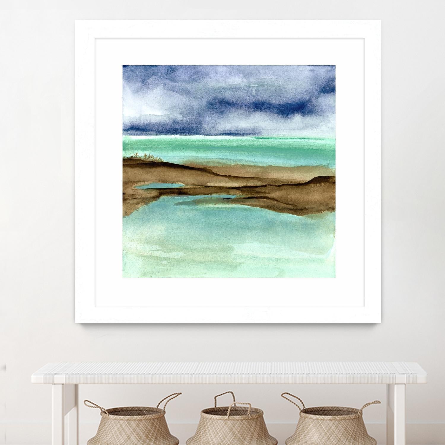 Shore V by Chris Paschke on GIANT ART - blue sea scene