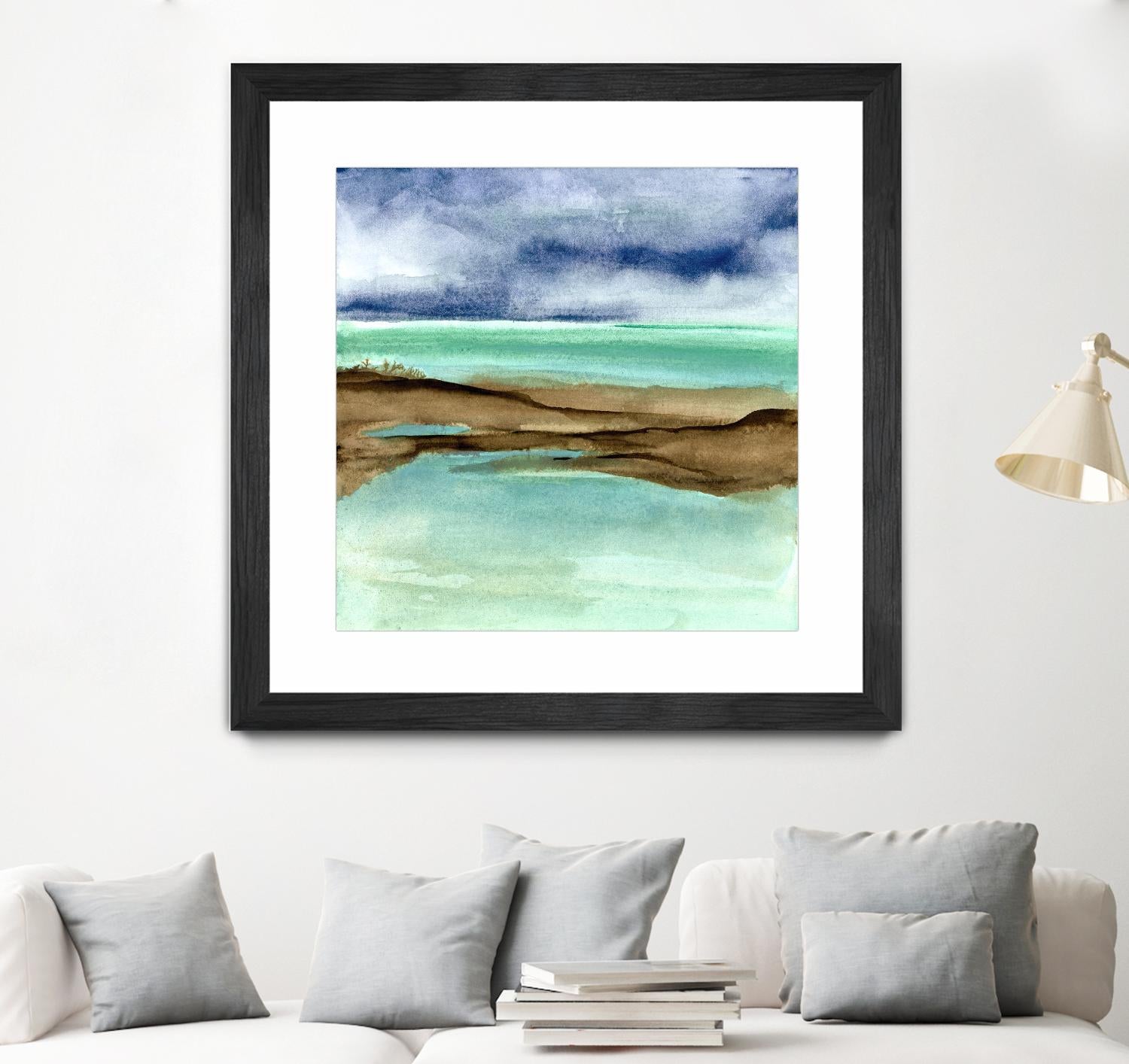 Shore V by Chris Paschke on GIANT ART - blue sea scene