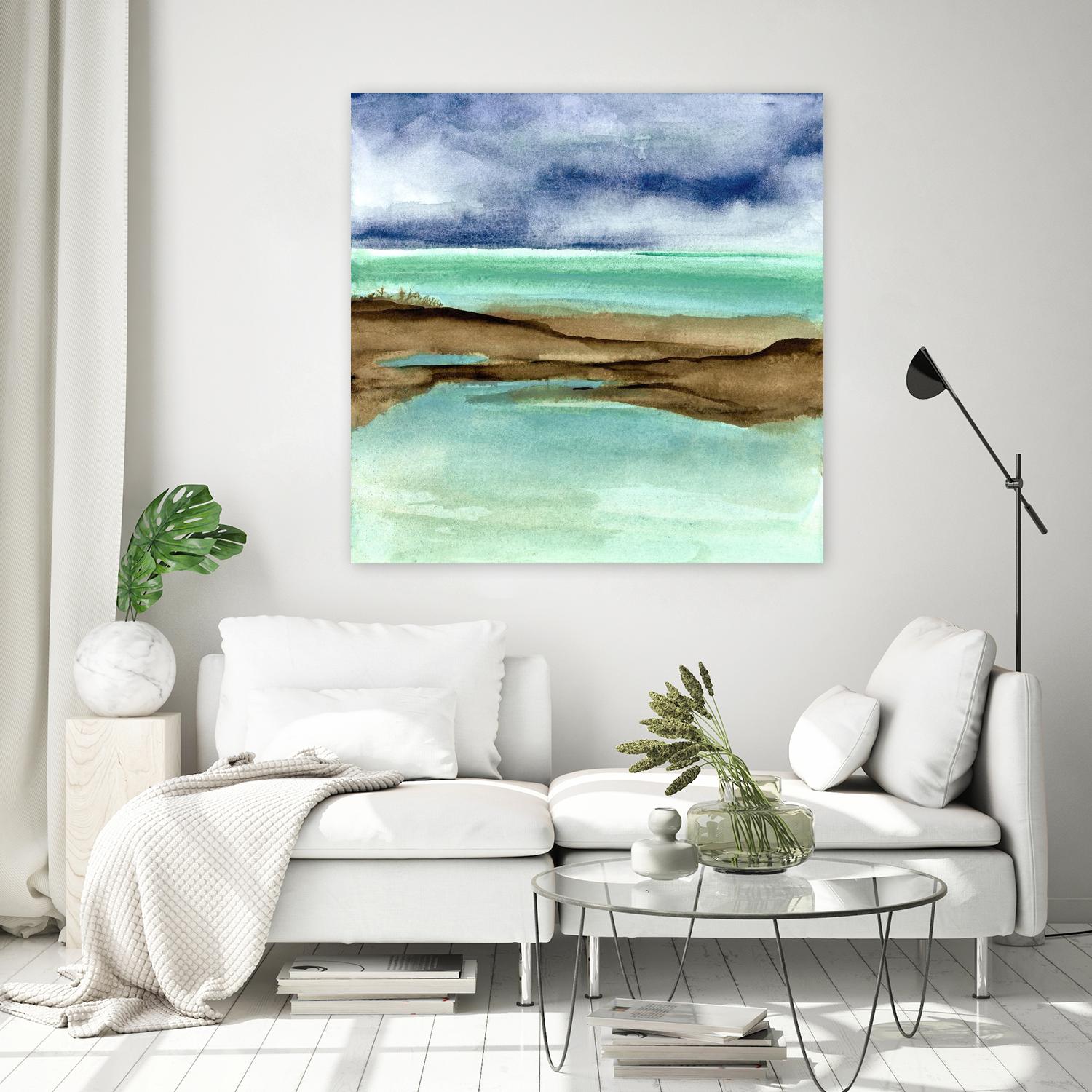 Shore V by Chris Paschke on GIANT ART - blue sea scene