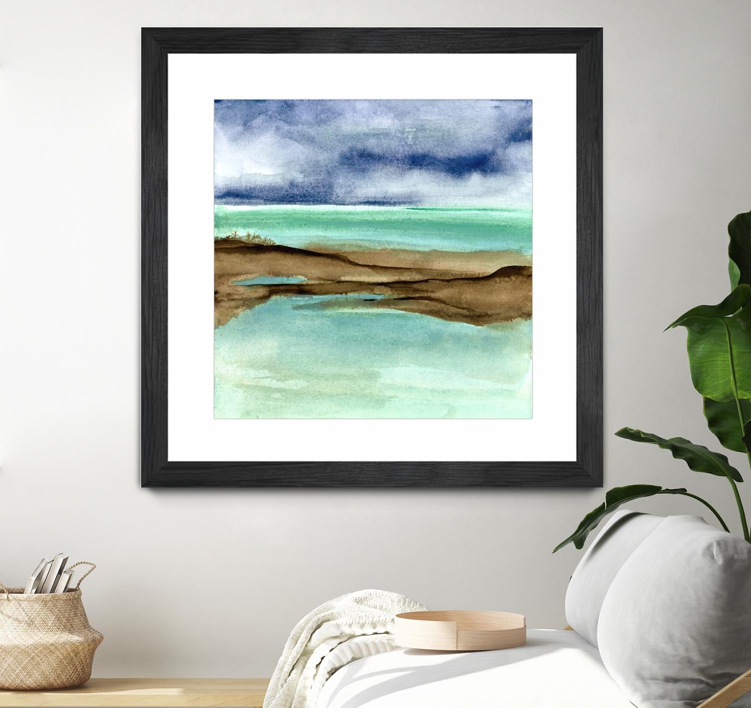 Shore V by Chris Paschke on GIANT ART - blue sea scene