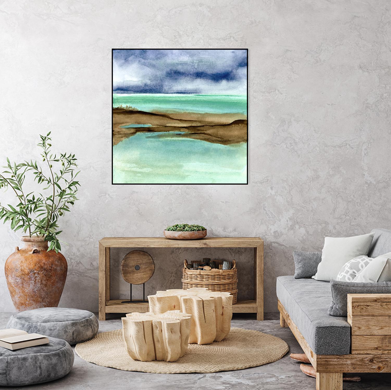 Shore V by Chris Paschke on GIANT ART - blue sea scene