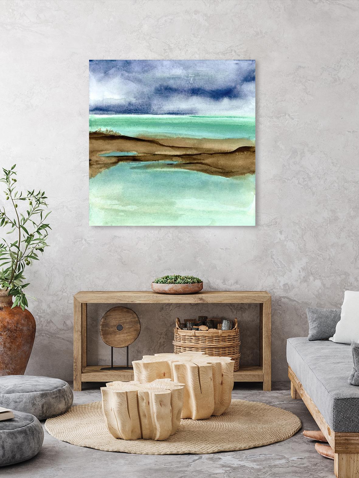 Shore V by Chris Paschke on GIANT ART - blue sea scene