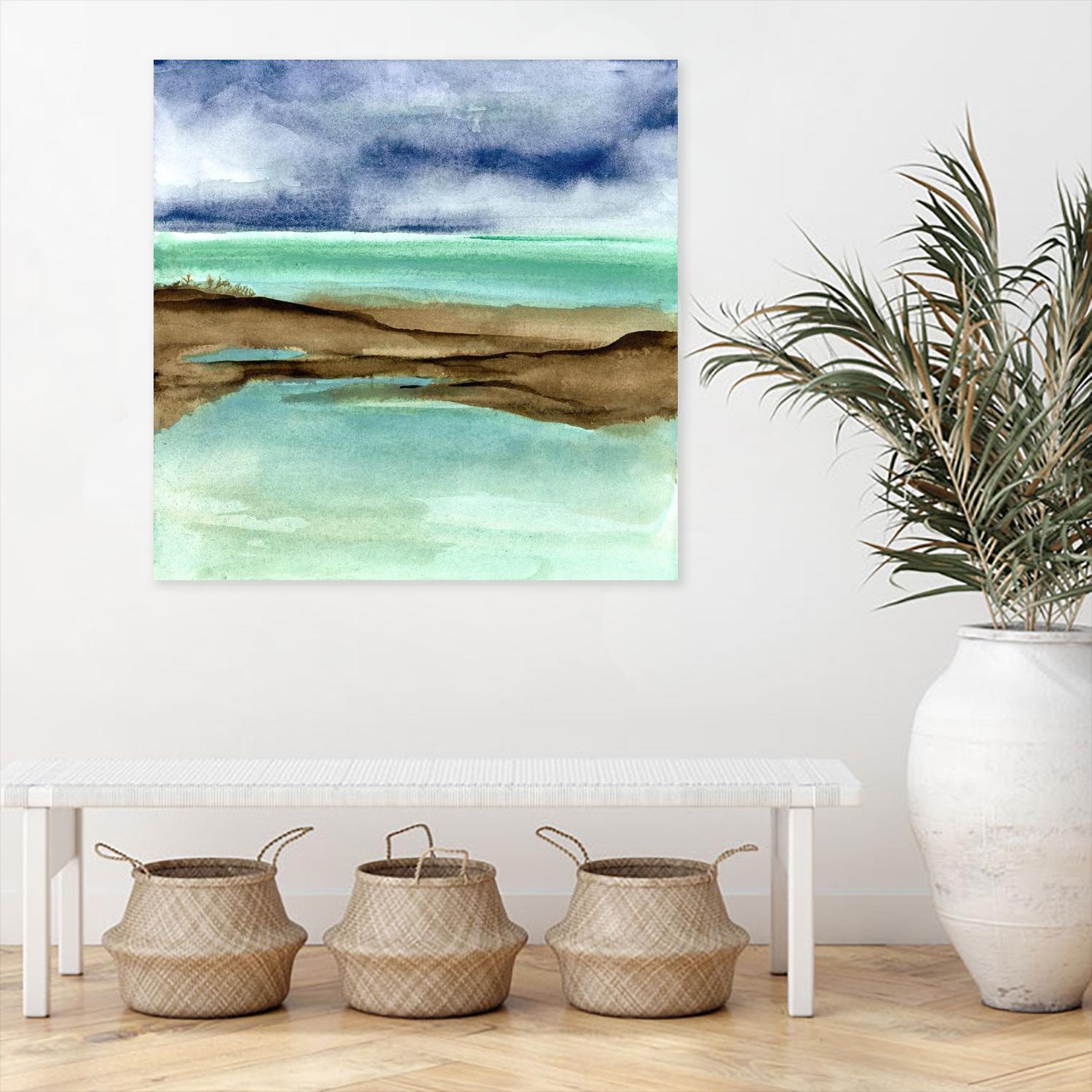 Shore V by Chris Paschke on GIANT ART - blue sea scene