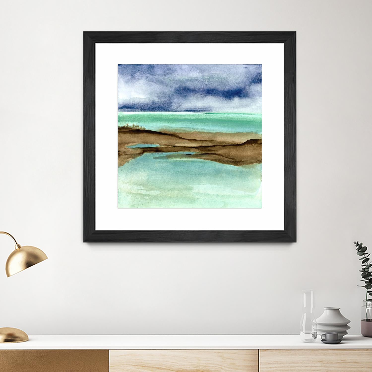 Shore V by Chris Paschke on GIANT ART - blue sea scene