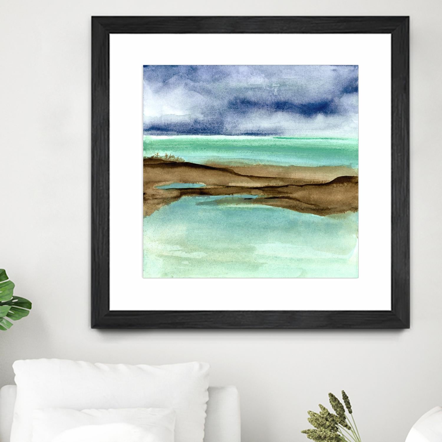 Shore V by Chris Paschke on GIANT ART - blue sea scene