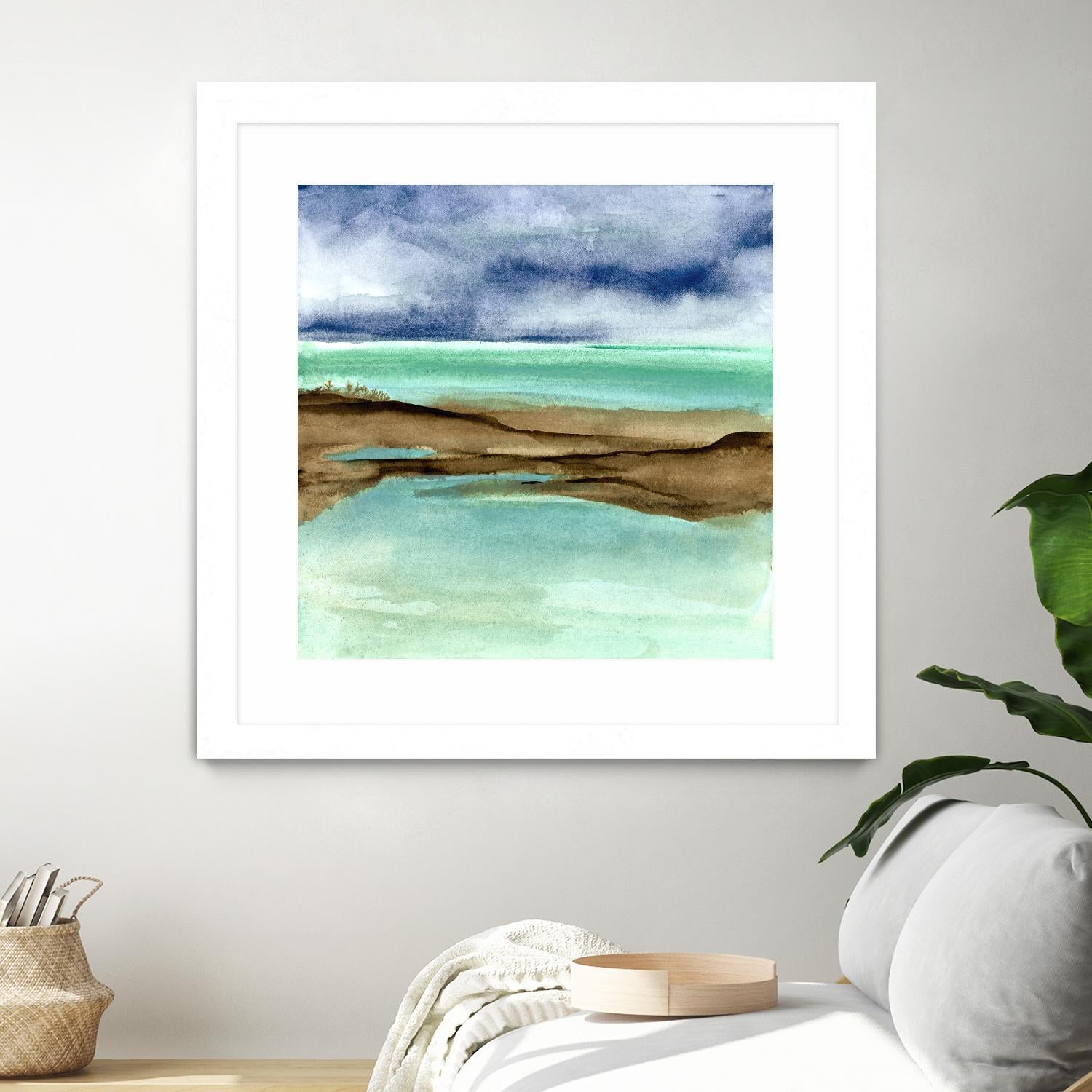 Shore V by Chris Paschke on GIANT ART - blue sea scene