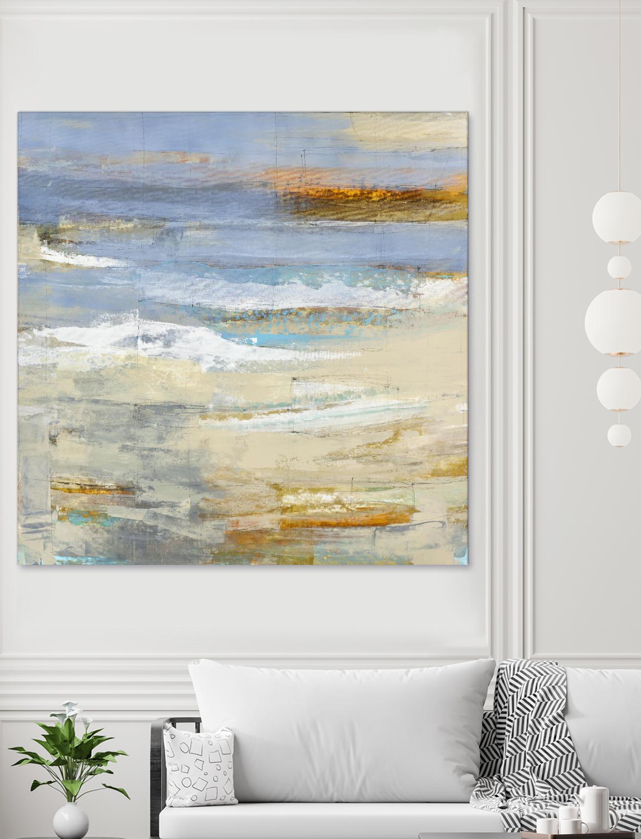 Chalcedony by Harris, Maeve Harris on GIANT ART - beige abstracts paint