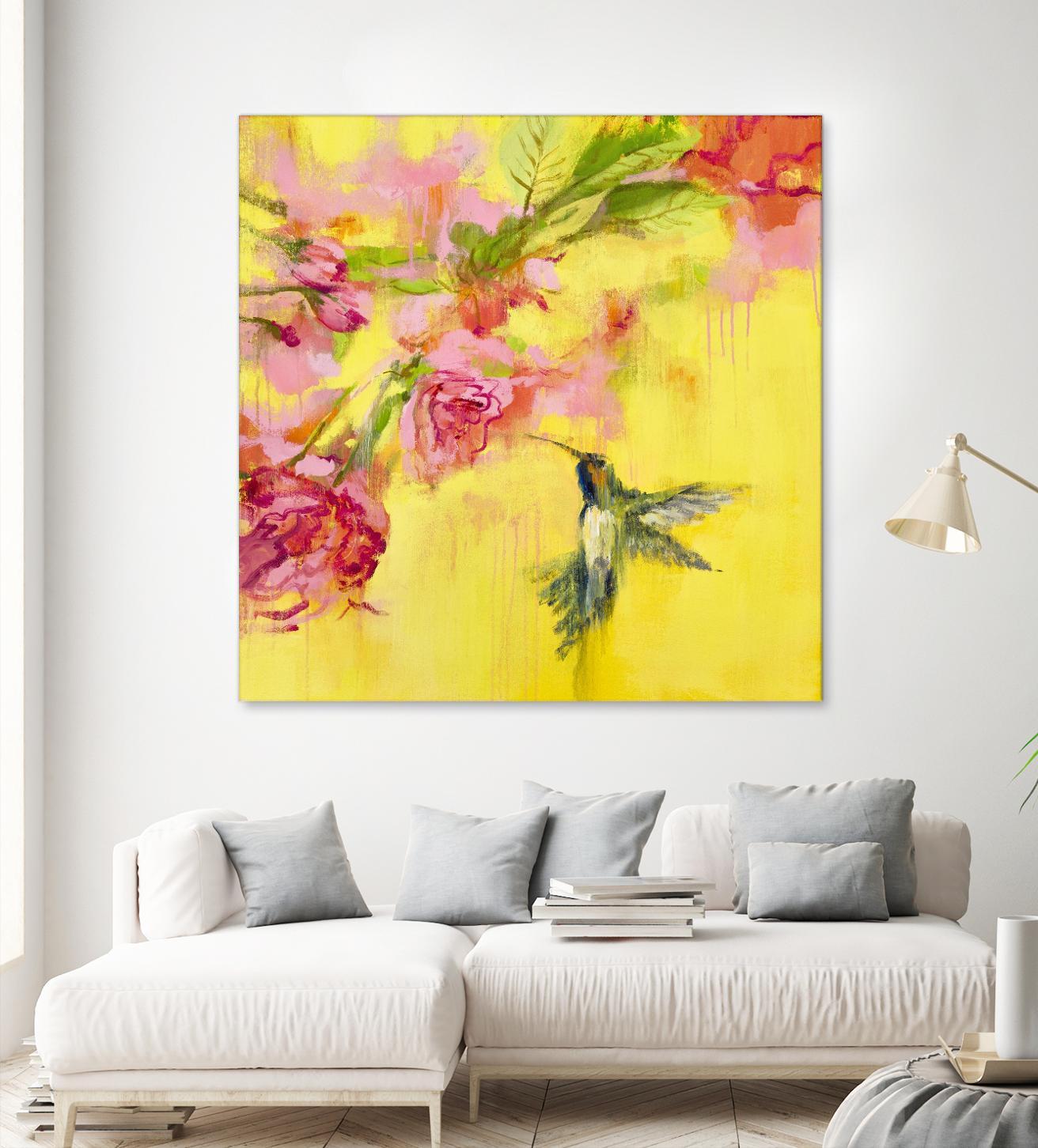 Hummingbird 1 by PN Studio on GIANT ART - green animals bird