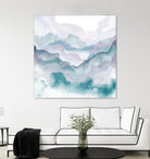 Layers of Spring D by THE Studio on GIANT ART - turquoise abstract