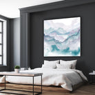 Layers of Spring D by THE Studio on GIANT ART - turquoise abstract