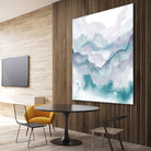 Layers of Spring D by THE Studio on GIANT ART - turquoise abstract