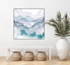 Layers of Spring D by THE Studio on GIANT ART - turquoise abstract