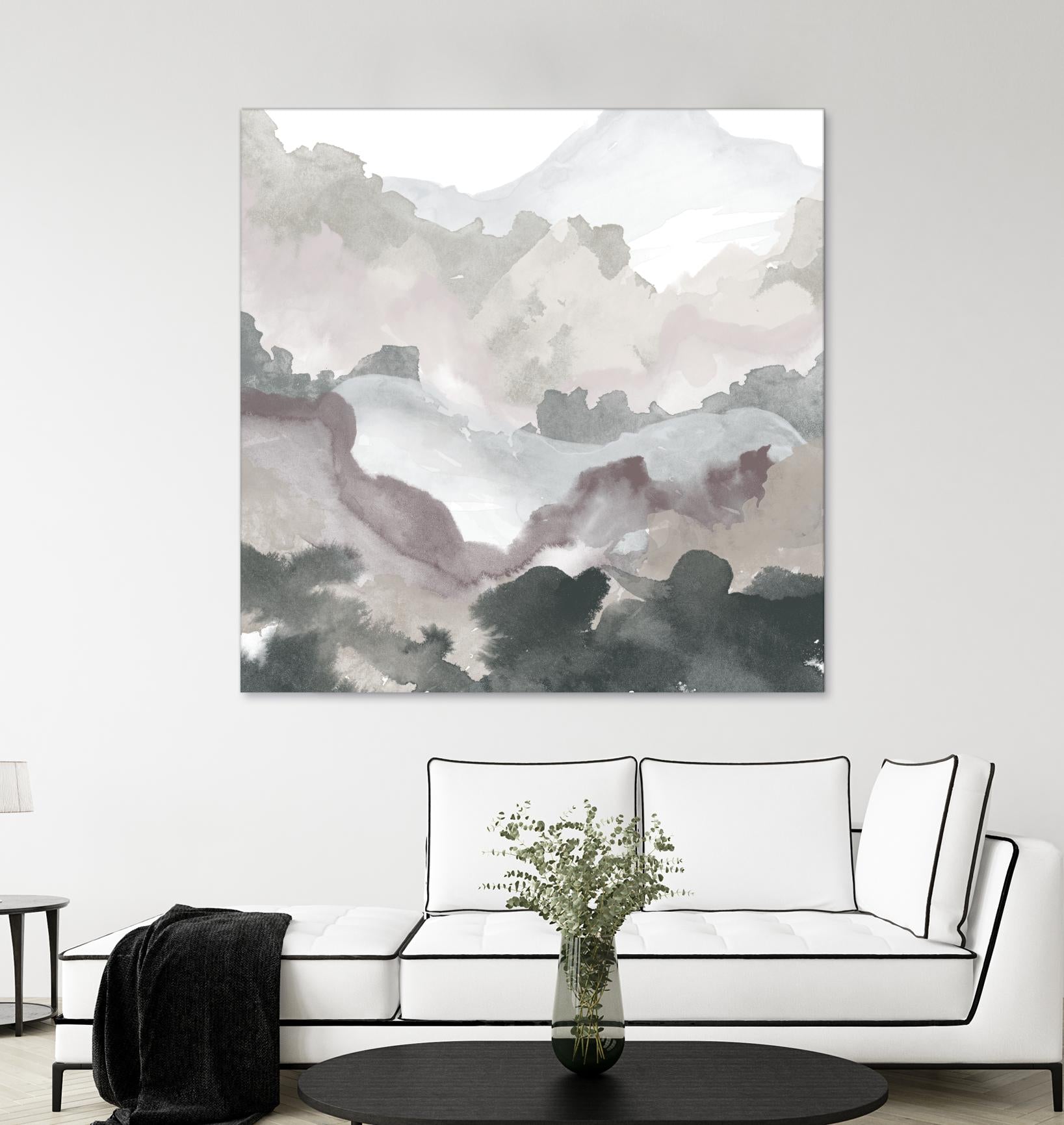 Layers of Winter C by THE Studio on GIANT ART - purple abstract