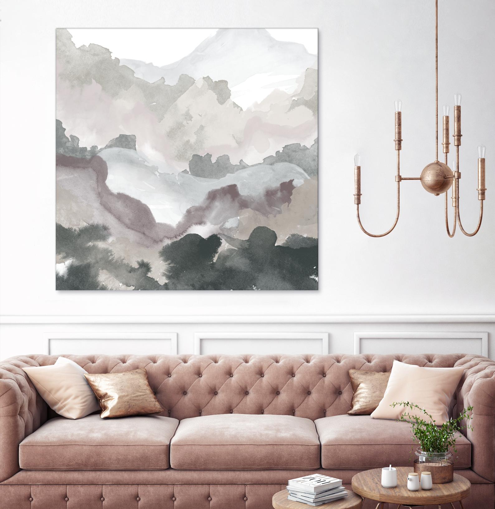 Layers of Winter C by THE Studio on GIANT ART - purple abstract