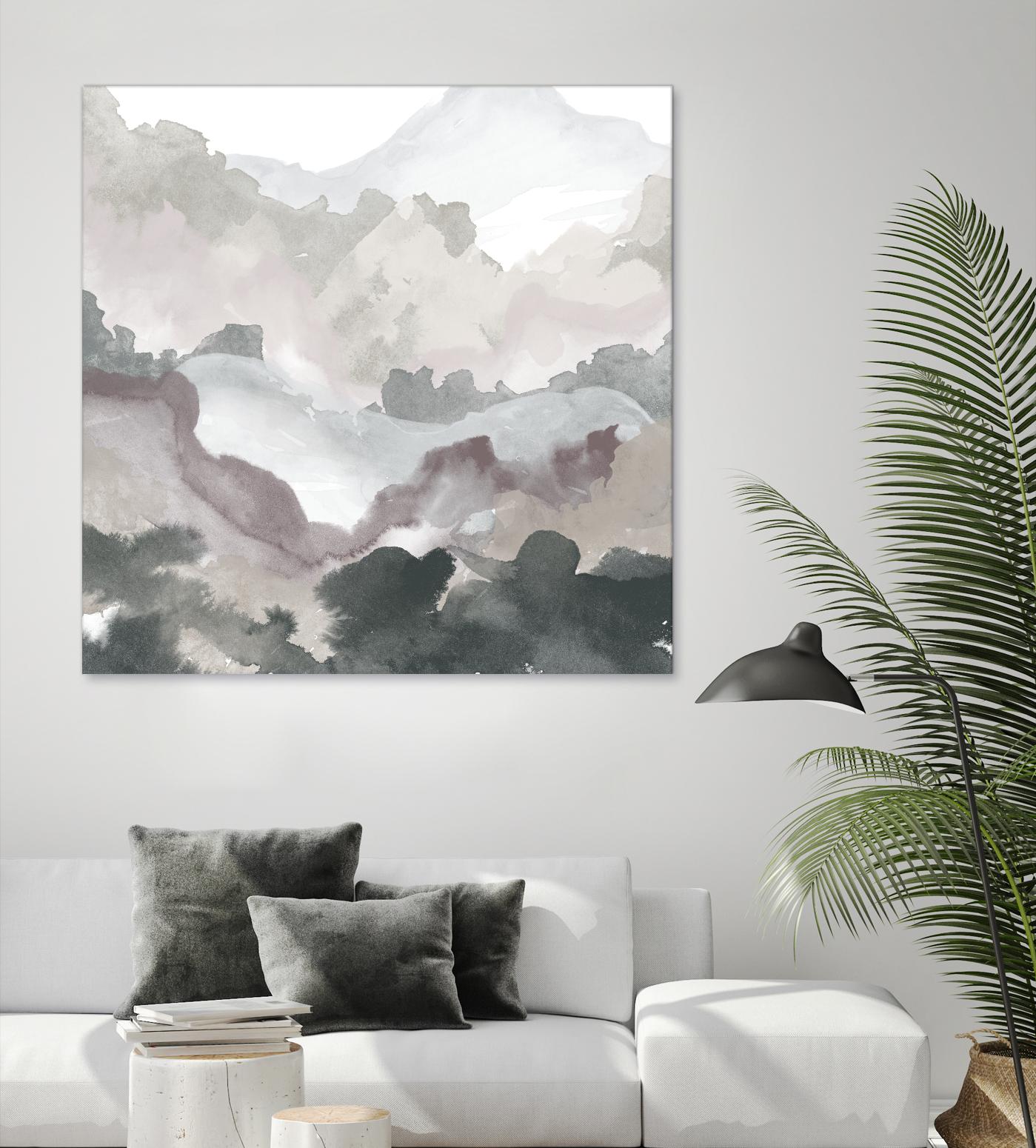 Layers of Winter C by THE Studio on GIANT ART - purple abstract