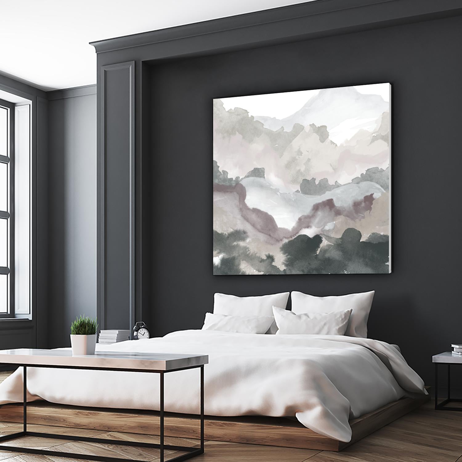 Layers of Winter C by THE Studio on GIANT ART - purple abstract