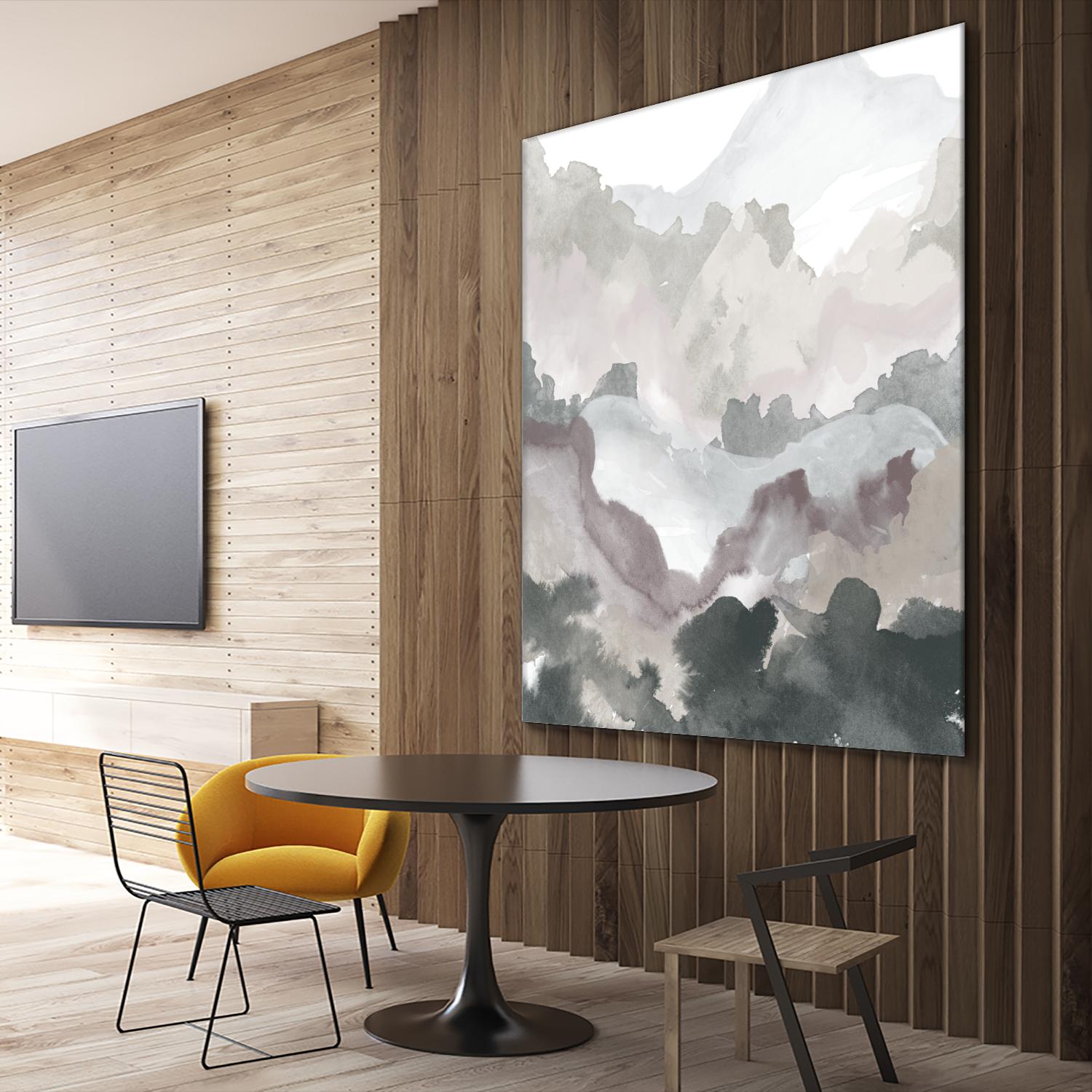 Layers of Winter C by THE Studio on GIANT ART - purple abstract