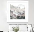 Layers of Winter C by THE Studio on GIANT ART - purple abstract