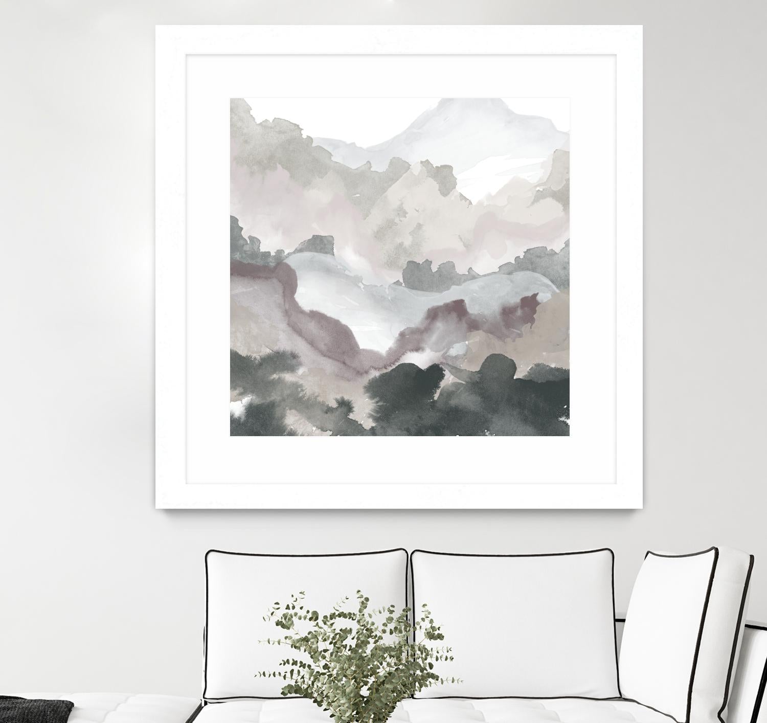 Layers of Winter C by THE Studio on GIANT ART - purple abstract