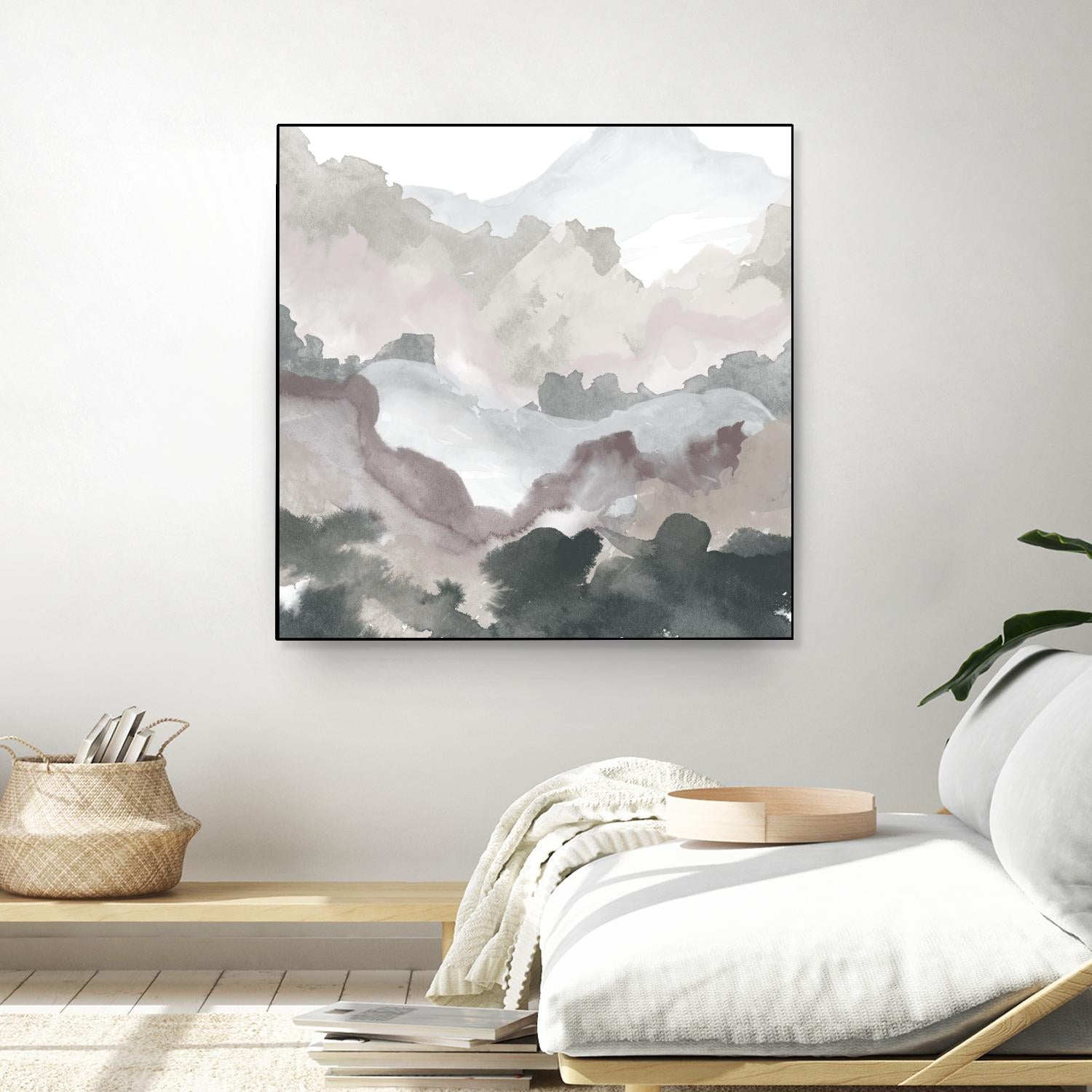 Layers of Winter C by THE Studio on GIANT ART - purple abstract