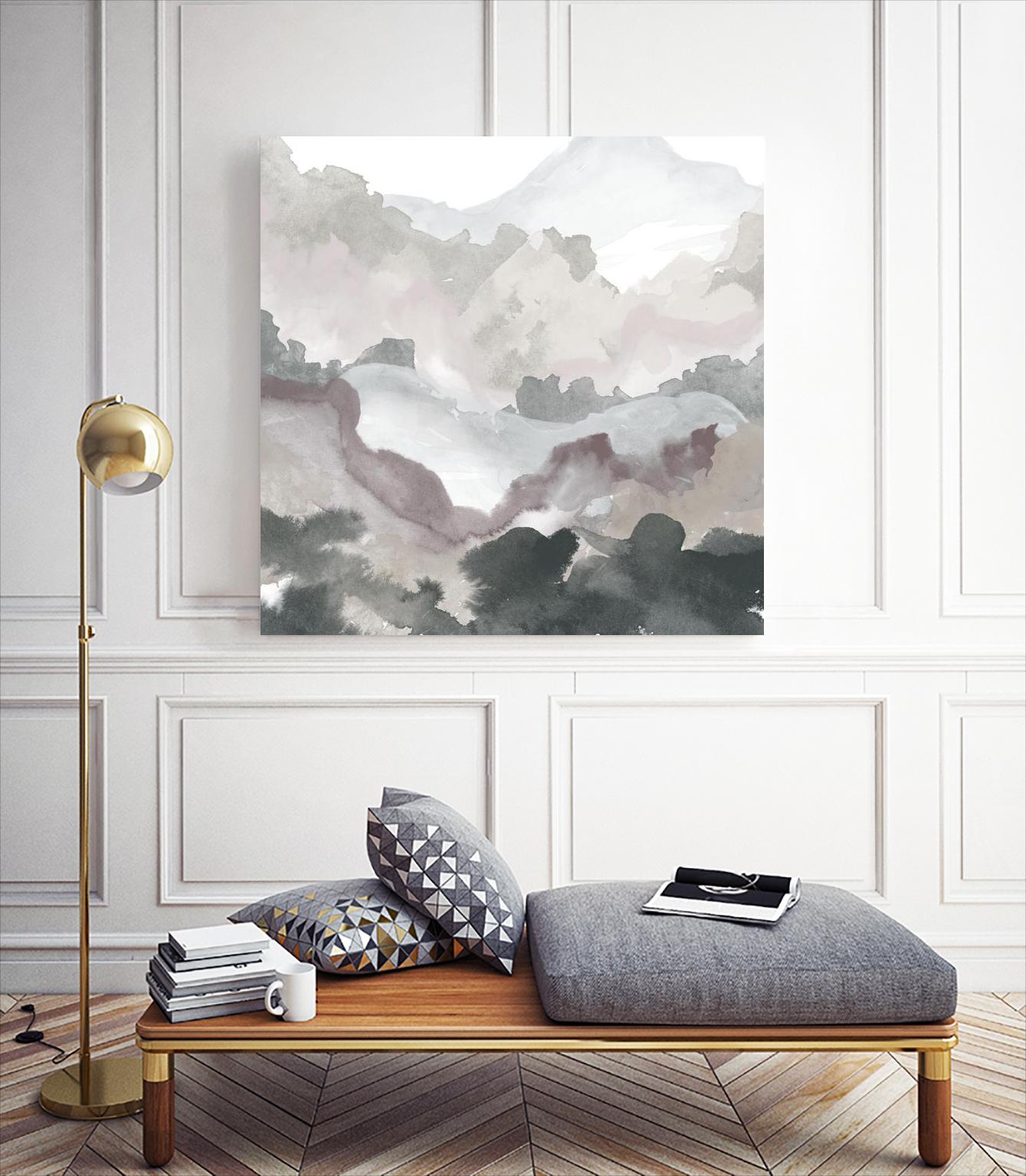 Layers of Winter C by THE Studio on GIANT ART - purple abstract