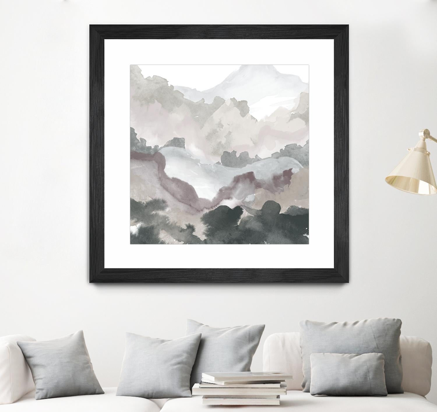 Layers of Winter C by THE Studio on GIANT ART - purple abstract