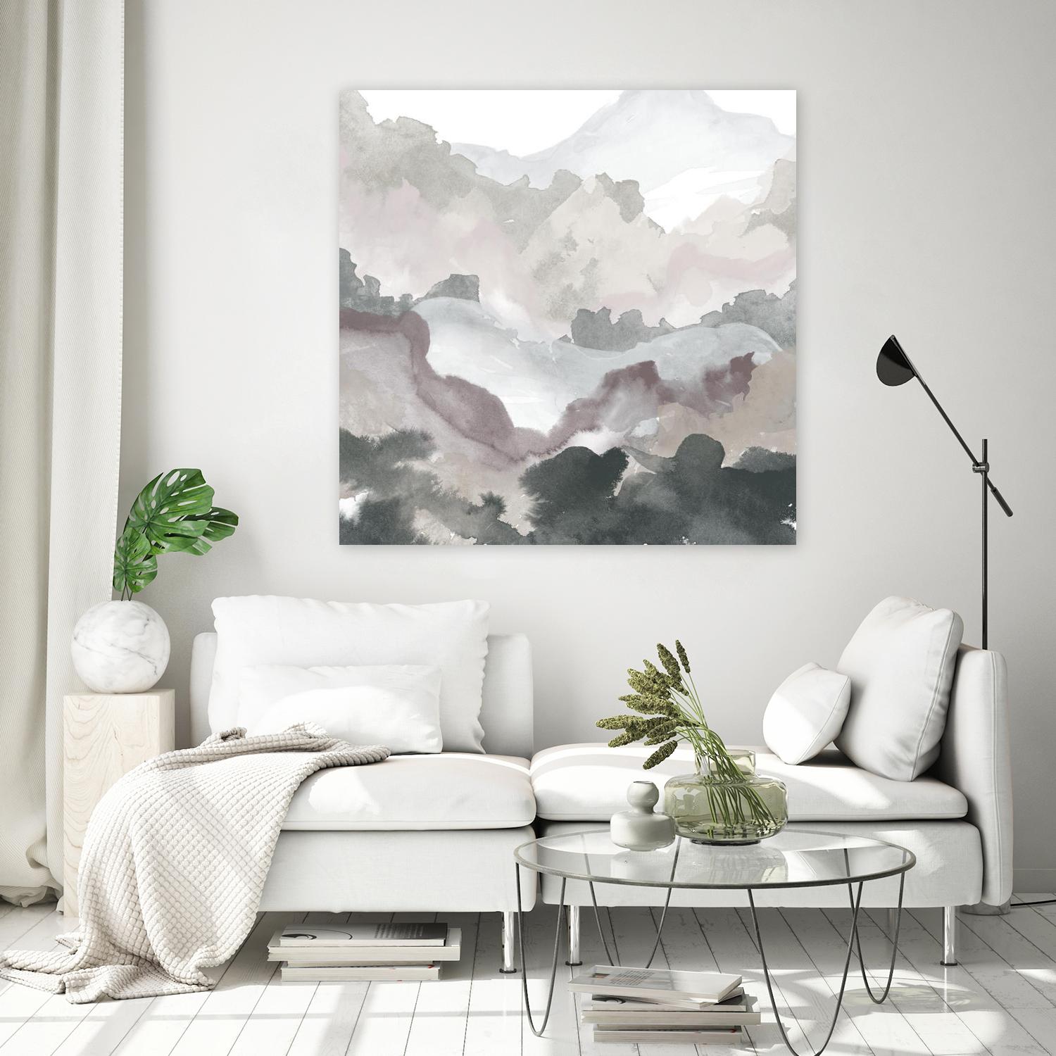 Layers of Winter C by THE Studio on GIANT ART - purple abstract