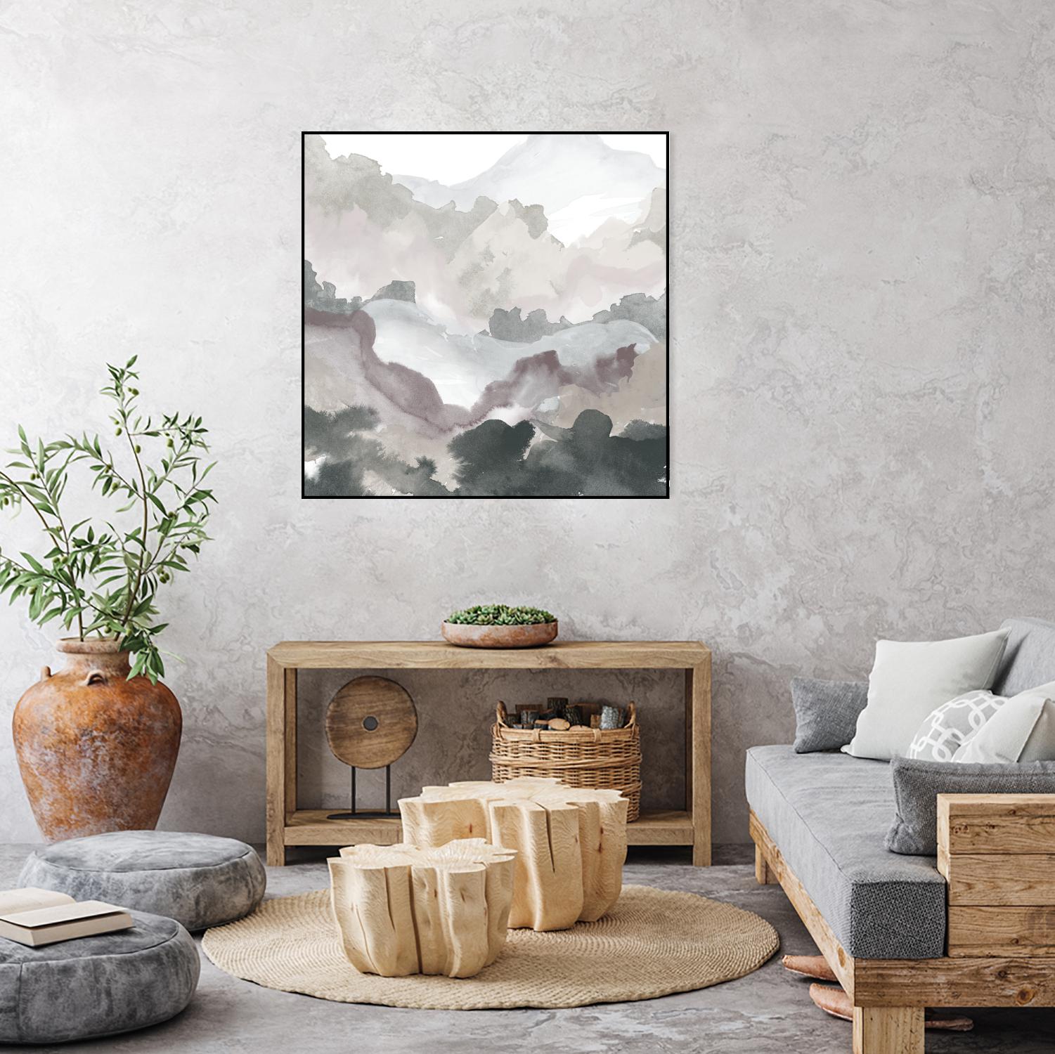 Layers of Winter C by THE Studio on GIANT ART - purple abstract