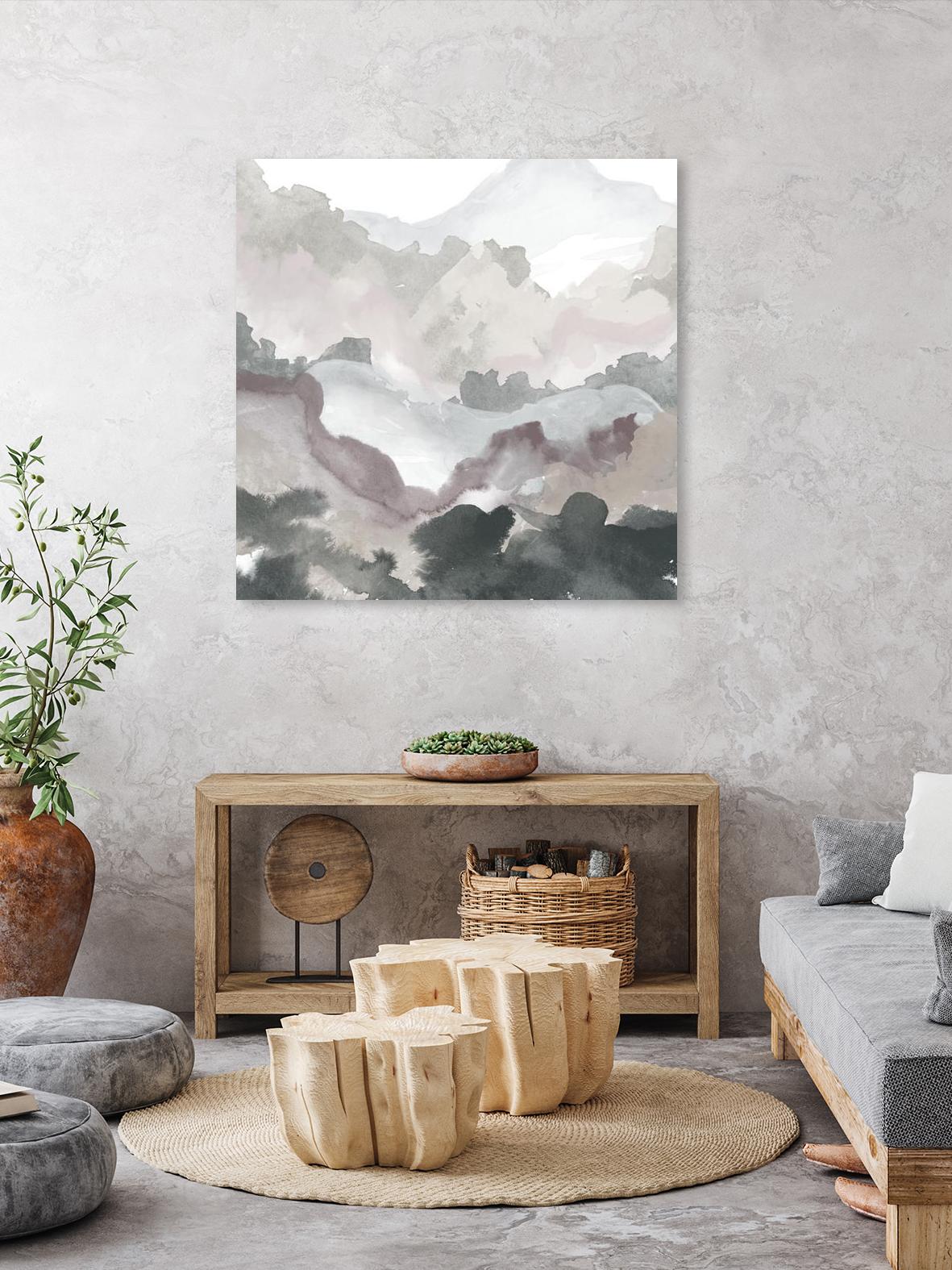 Layers of Winter C by THE Studio on GIANT ART - purple abstract