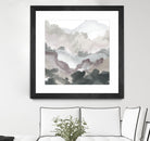 Layers of Winter C by THE Studio on GIANT ART - purple abstract