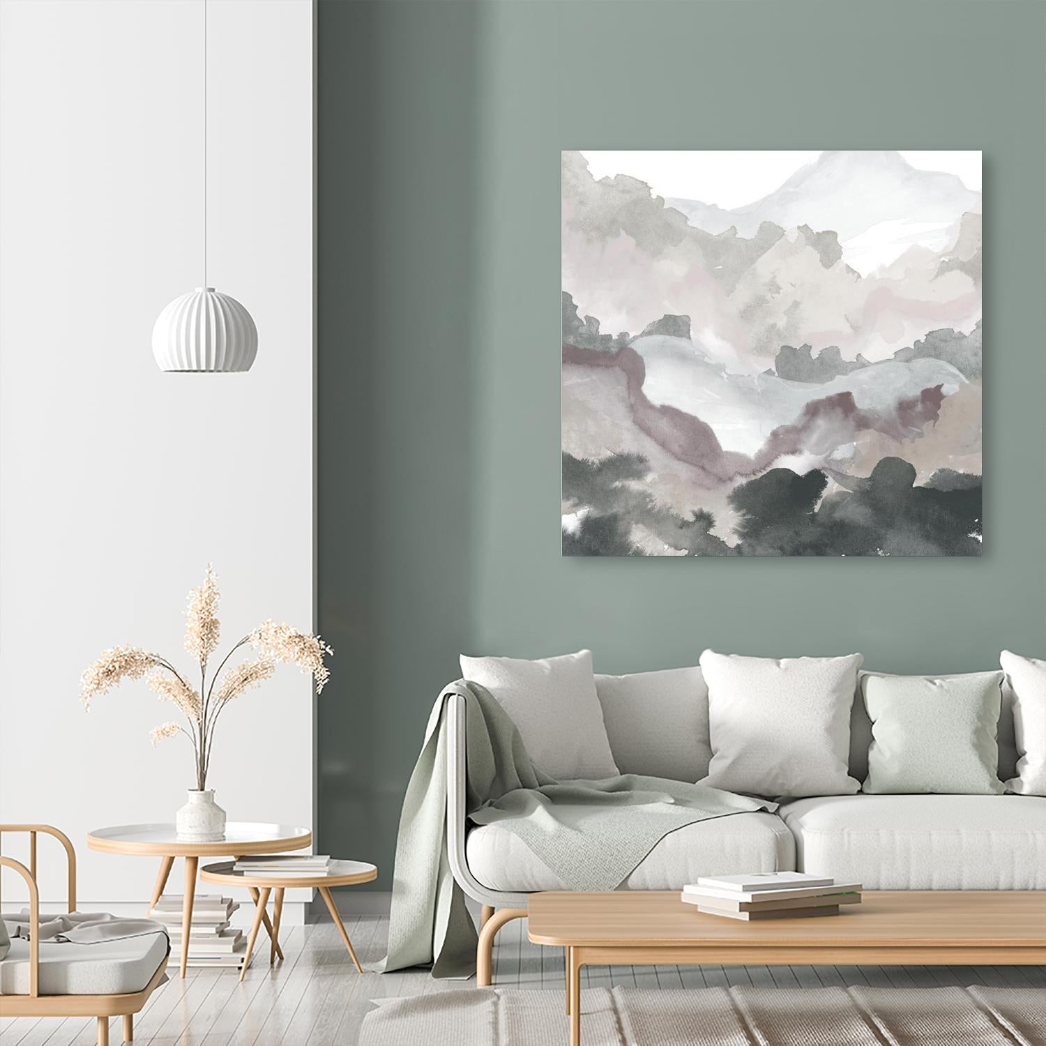 Layers of Winter C by THE Studio on GIANT ART - purple abstract