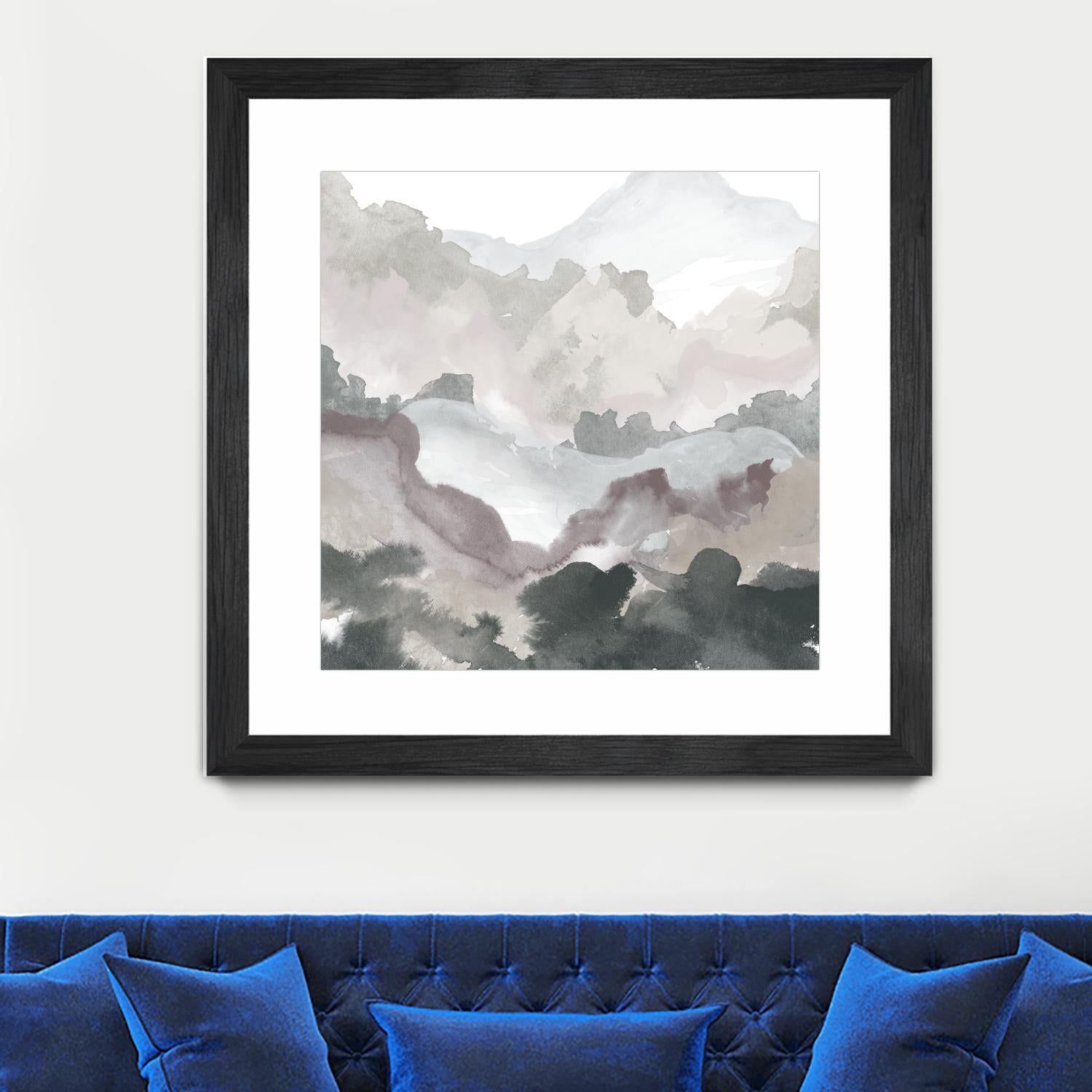 Layers of Winter C by THE Studio on GIANT ART - purple abstract