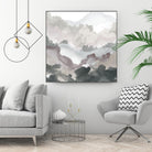 Layers of Winter C by THE Studio on GIANT ART - purple abstract