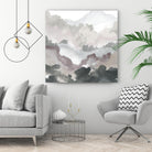 Layers of Winter C by THE Studio on GIANT ART - purple abstract