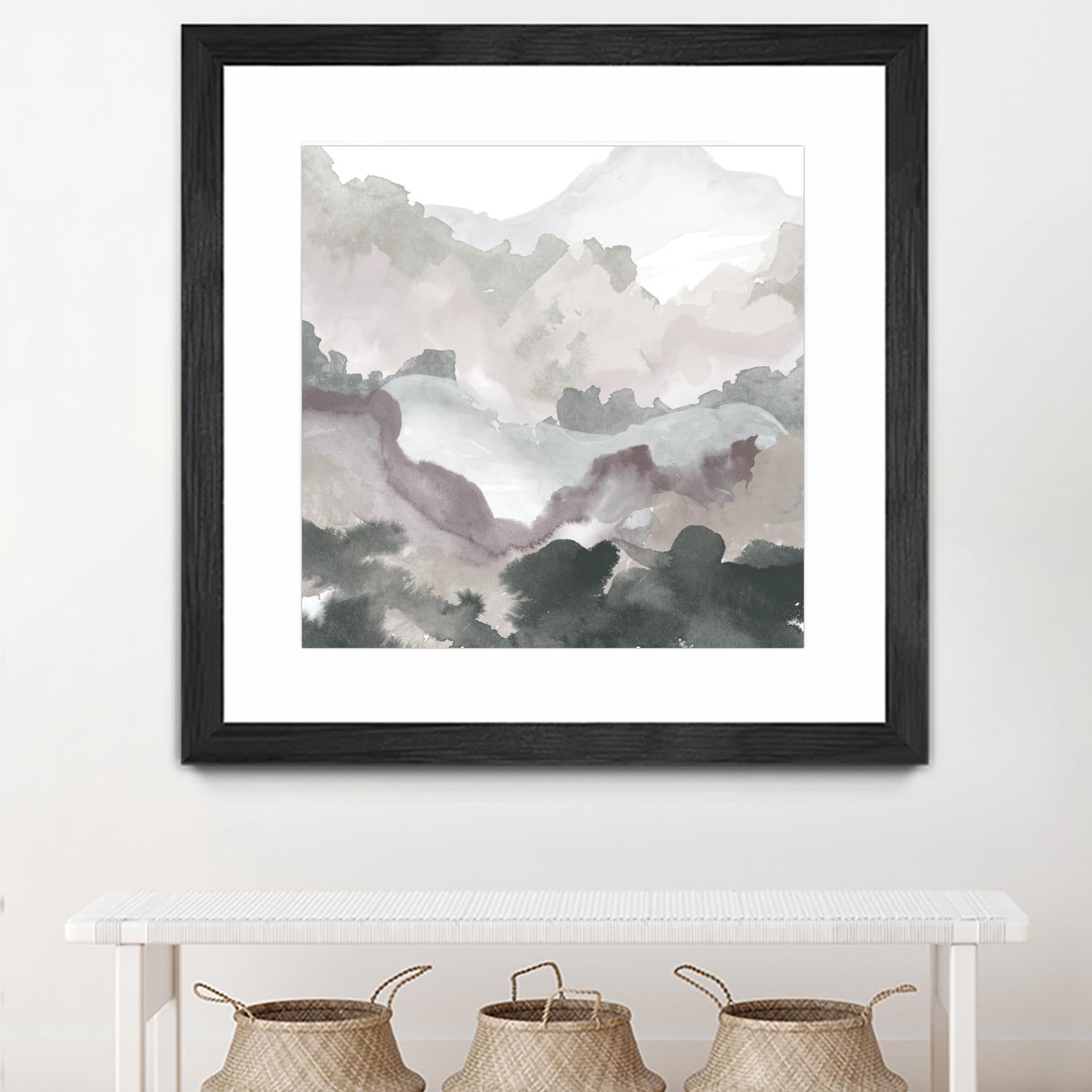 Layers of Winter C by THE Studio on GIANT ART - purple abstract