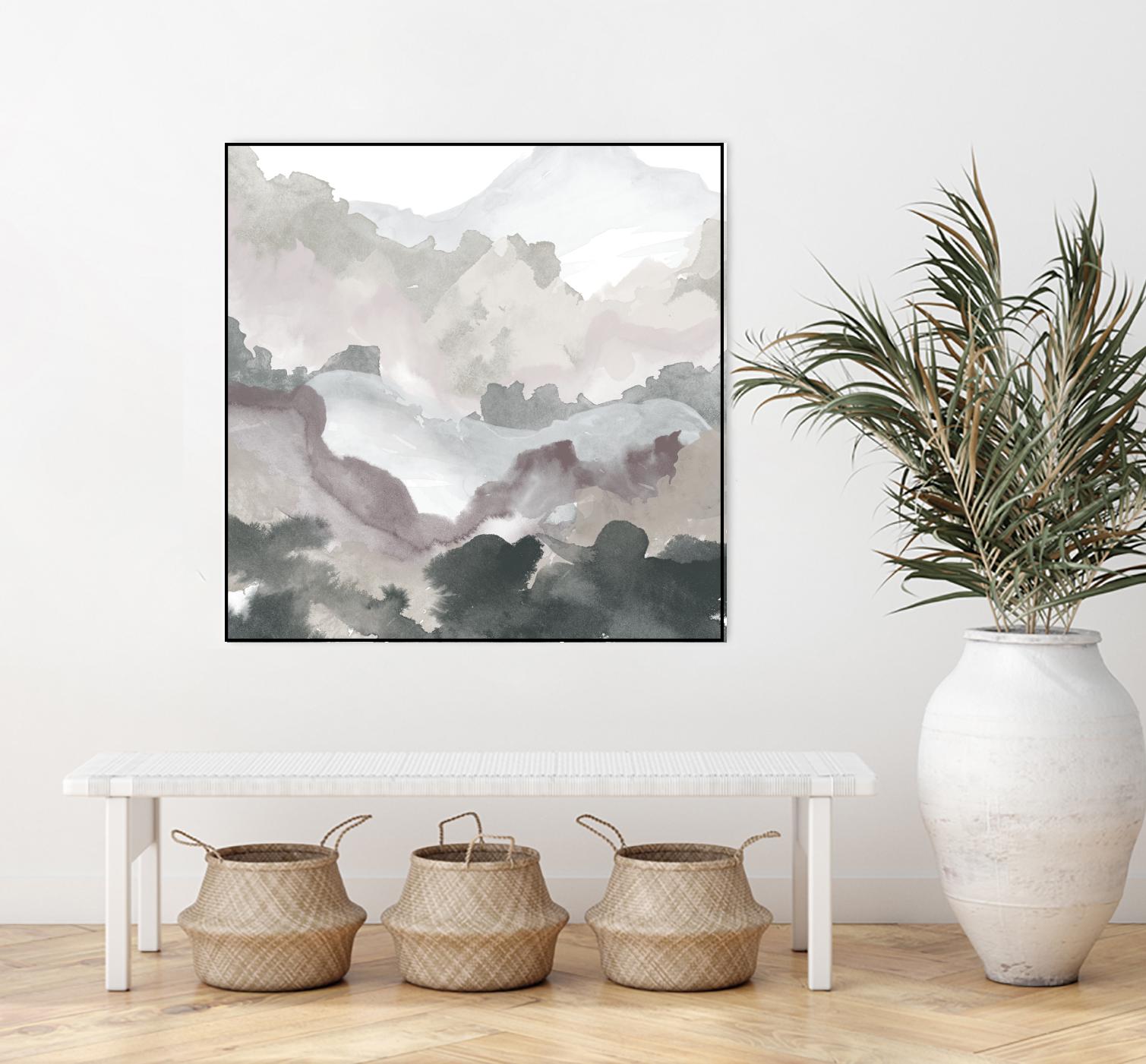 Layers of Winter C by THE Studio on GIANT ART - purple abstract