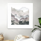 Layers of Winter C by THE Studio on GIANT ART - purple abstract