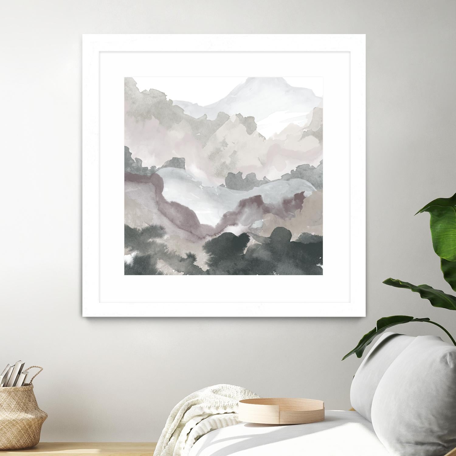 Layers of Winter C by THE Studio on GIANT ART - purple abstract