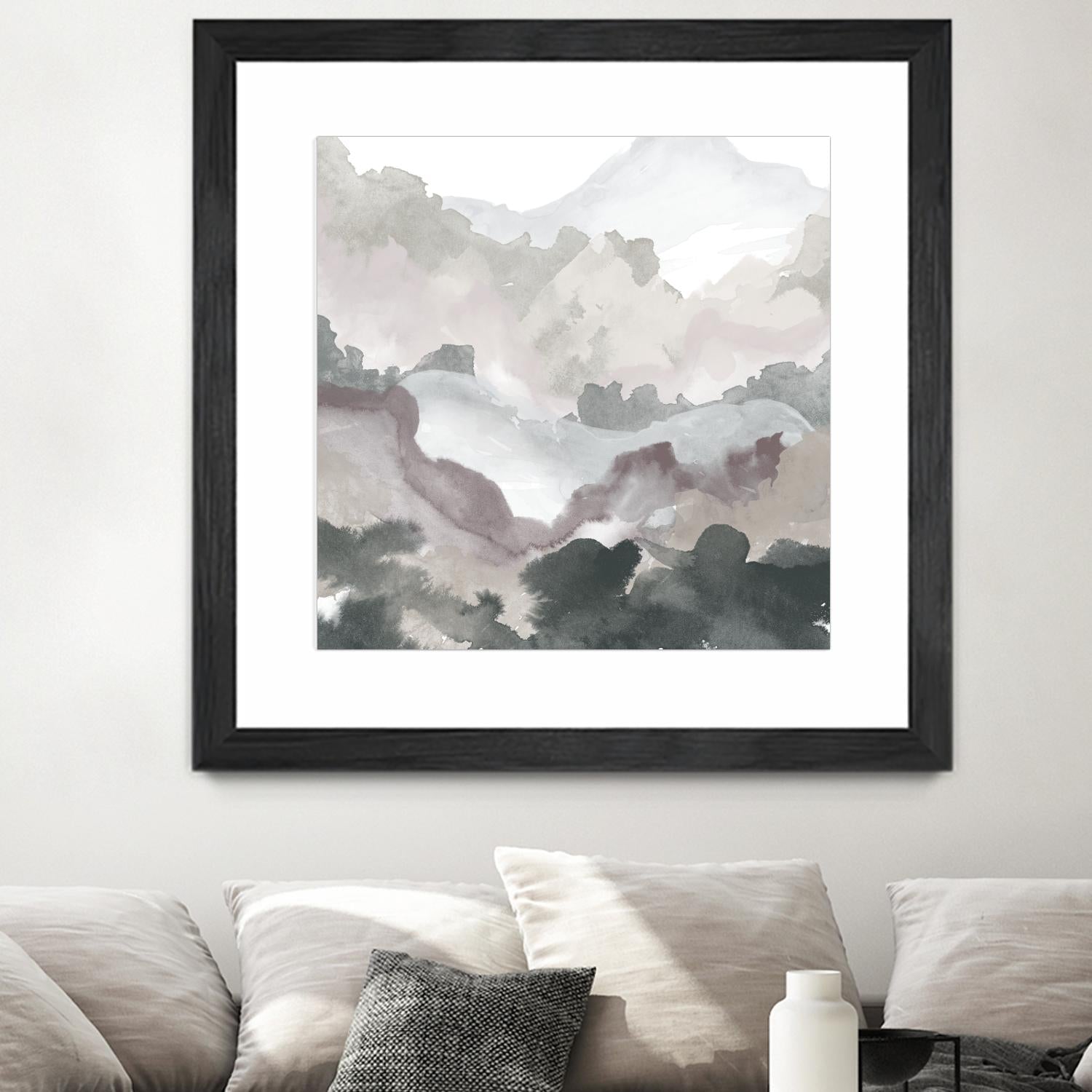 Layers of Winter C by THE Studio on GIANT ART - purple abstract