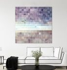 Gridded Watercolor Landscape B by THE Studio on GIANT ART - blue abstract