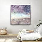 Gridded Watercolor Landscape B by THE Studio on GIANT ART - blue abstract