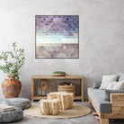 Gridded Watercolor Landscape B by THE Studio on GIANT ART - blue abstract