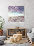 Gridded Watercolor Landscape B by THE Studio on GIANT ART - blue abstract