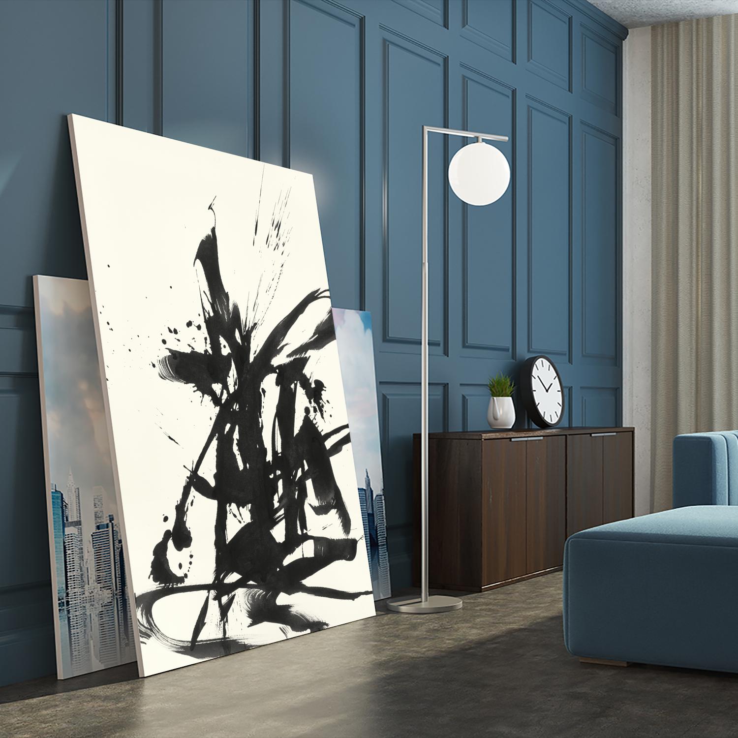 Marked 1 by Paul Ngo on GIANT ART - black abstract