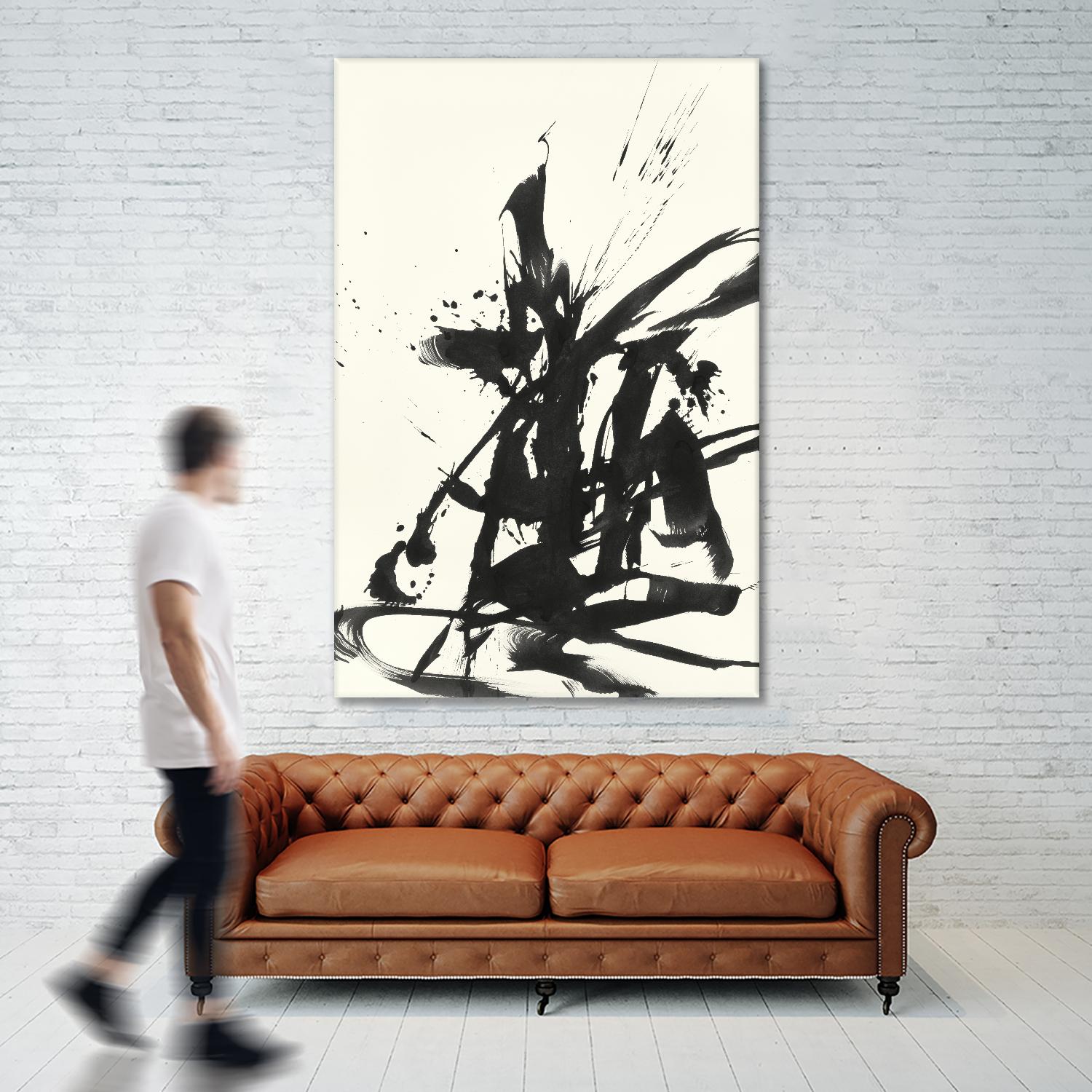 Marked 1 by Paul Ngo on GIANT ART - black abstract