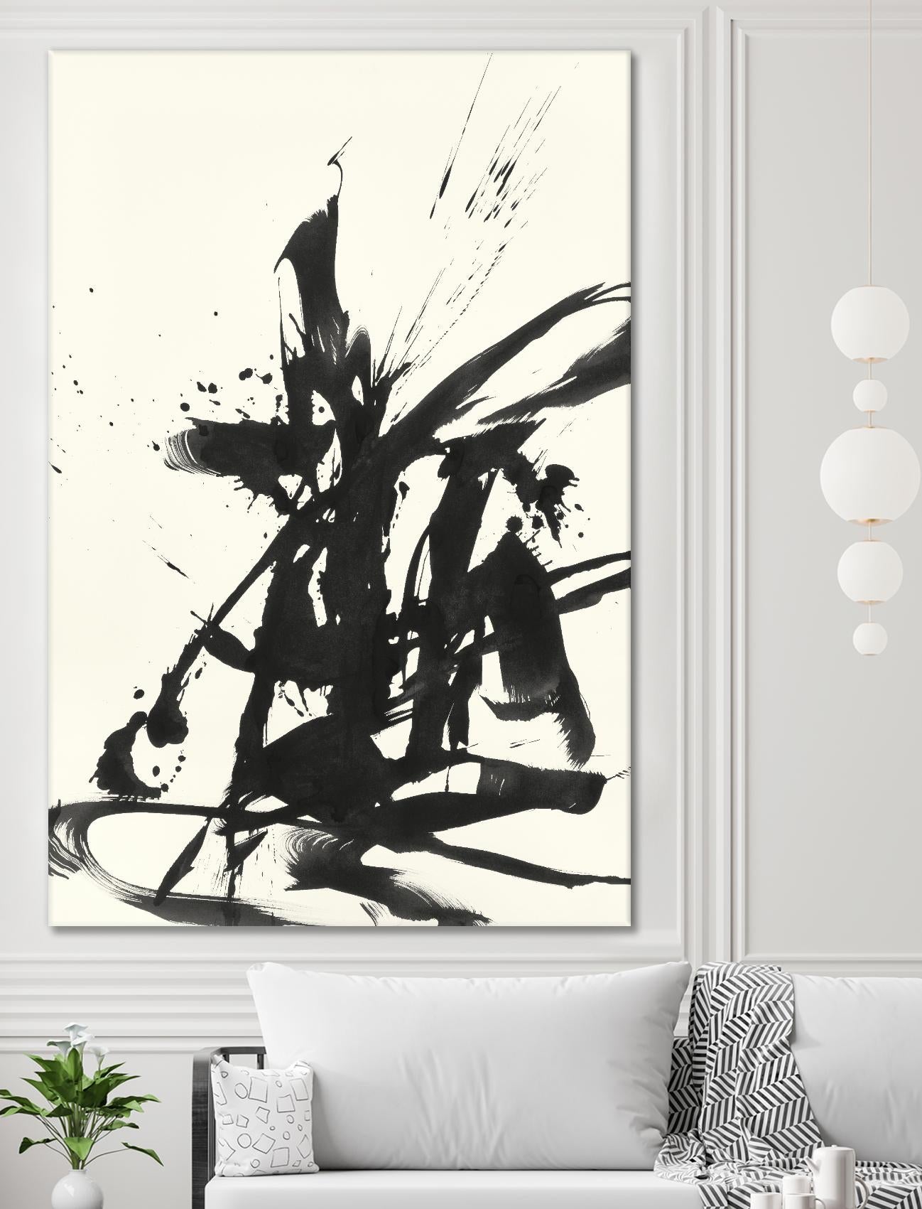 Marked 1 by Paul Ngo on GIANT ART - black abstract