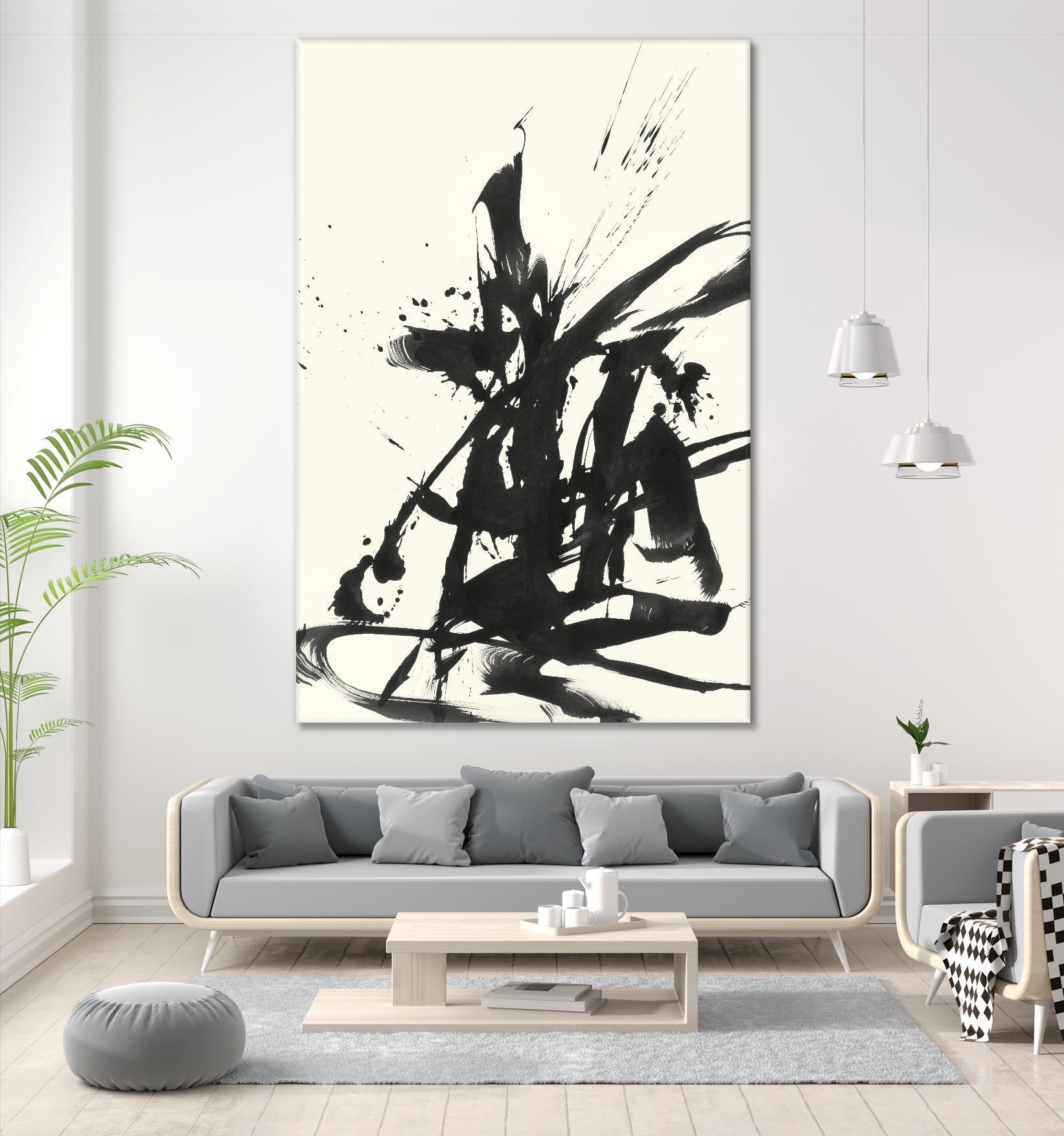 Marked 1 by Paul Ngo on GIANT ART - black abstract